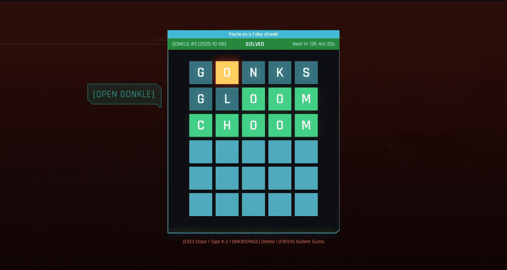 Cyberpunk 2077 Now Boasts Its Own Take on the Wordle Phenomenon Thanks to One Clever Modder